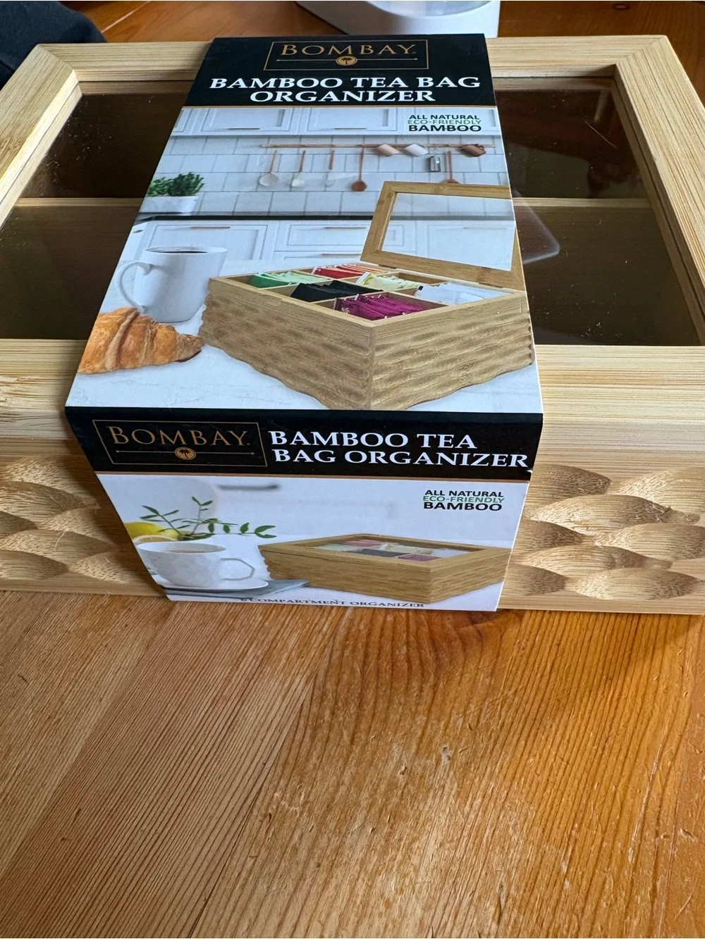 Bombay Bamboo Tea Bag Organizer - NWT